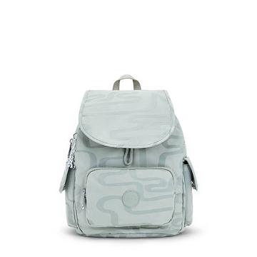 Kipling City Pack Small Klassieke Printed Rugzak Turquoise | België 1711EB